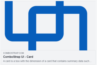 Facebook Card